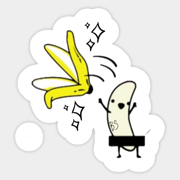 Banana Sparkles Karaoke Gods Sticker by jennifersoldner